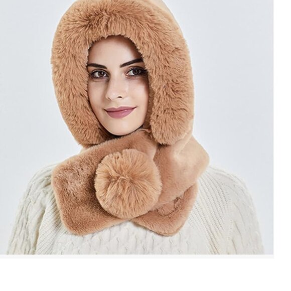 Slouchy Fleece Beanie Winter Hat - Picture 3 of 6